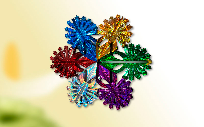 copo de nieve papel picado